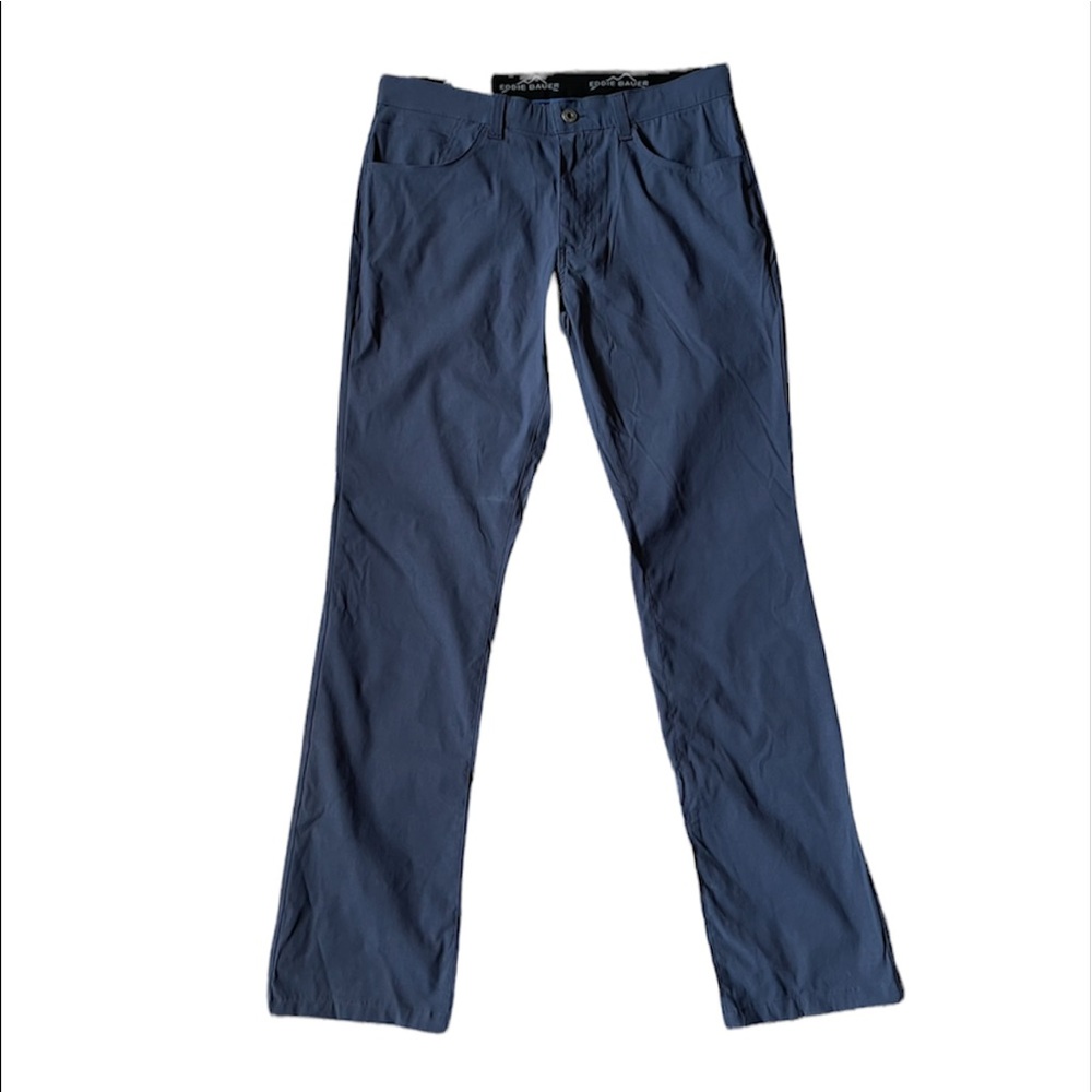 Eddie Bauer Blue Navy Cargo Pants Men's Size 34X34. J